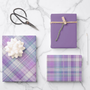Feuille De Papier Cadeau Purées douces, vert pâle et blanc