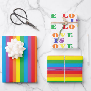 Feuille De Papier Cadeau "Rainbow Pride"
