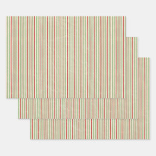 Feuille De Papier Cadeau Rayures