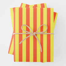 Rayures orange et jaune