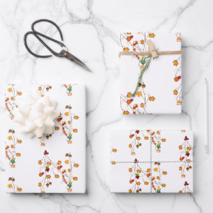 Feuille De Papier Cadeau Rempleurs Cadeaux Thanksgiving