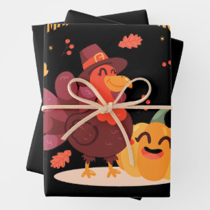 Feuille De Papier Cadeau Rendre grand Thankesgiving