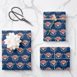 Feuille De Papier Cadeau Rétro 1940-1958