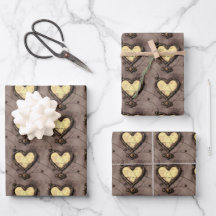 Retro Steampunk Valentines Jour Mécanique Abstrait