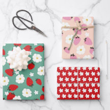 Rêve de fraise florale de Noël