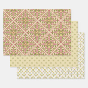Feuille De Papier Cadeau Revival gothique Pastel