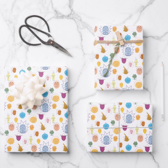 Feuille De Papier Cadeau RICK ET MORTY™ | Get Schwifty (Recto)