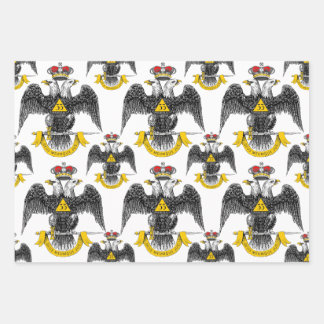 Feuille De Papier Cadeau Rite Écossais du 33° Nord