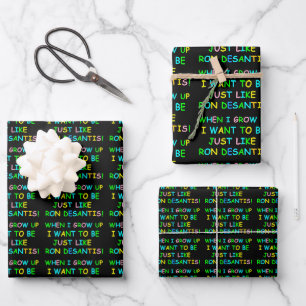 Feuille De Papier Cadeau Ron Desantis Quand Je Crois !