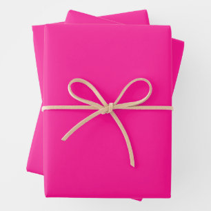 Feuille De Papier Cadeau Rose fou (Le Rose le plus épais)