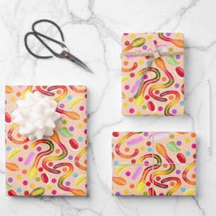Feuille De Papier Cadeau Sac à bonbons   