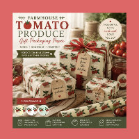 Sac cabas tomates fraîches du marché — Emballage c