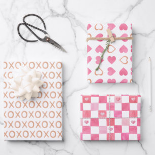 Feuille De Papier Cadeau Saint Valentin