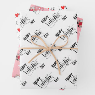 Feuille De Papier Cadeau Saint Valentin