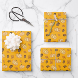 Feuille De Papier Cadeau Saison d'automne