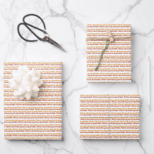 Feuille De Papier Cadeau Sauvez le papillon Monarch