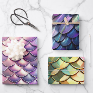 Feuille De Papier Cadeau Scales Dragon