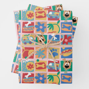 Feuille De Papier Cadeau Scooby-Doo   Fun Baby Motif