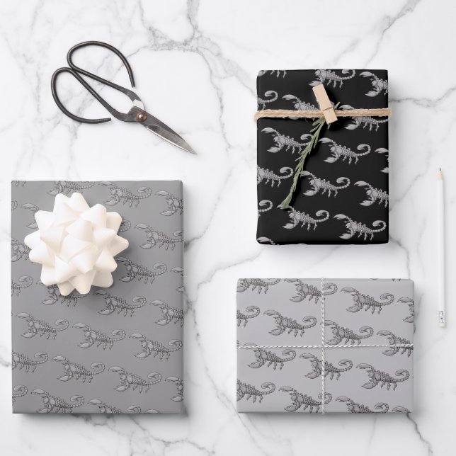 Feuille De Papier Cadeau Scorpion icon (Recto)