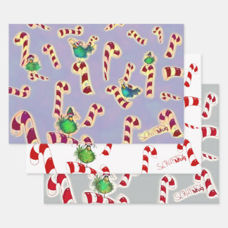 Feuille De Papier Cadeau ScruffyMugArtGallery Enveloppement cadeau de vacan