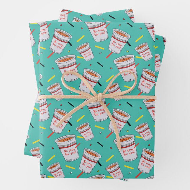 Feuille De Papier Cadeau Seinfeld | Pas de soupe pour vous Motif (En situation)