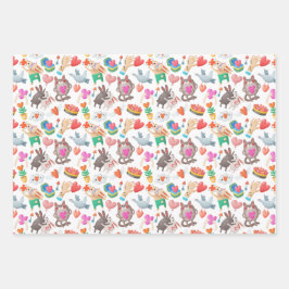 Feuille De Papier Cadeau Set de hojas de papel de regalo