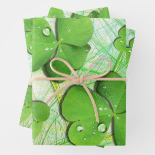 Feuille De Papier Cadeau Shamrock vert St Patrick iPhone 5 Coque-Mate
