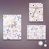 Simple Science Molecules Motif de laboratoire
