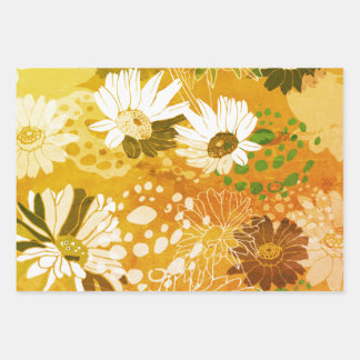 Feuille De Papier Cadeau Soleil matinal