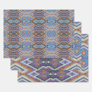 Feuille De Papier Cadeau Southwestern Bead Art