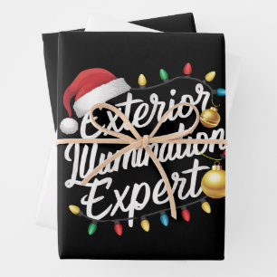 Feuille De Papier Cadeau Spécialiste de l'éclairage extérieur Décor de lumi
