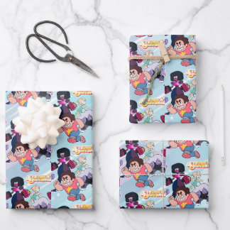 Feuille De Papier Cadeau Steven Universe | Crystal Gem Group Action