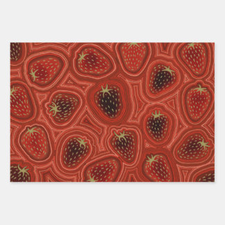 Feuille De Papier Cadeau Strawberry Dreams 