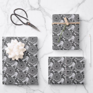 Feuille De Papier Cadeau Style Turtle Motif