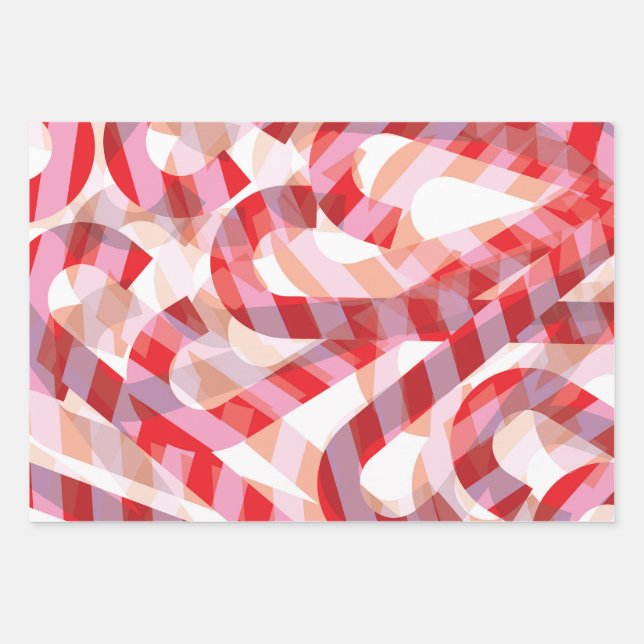 Feuille De Papier Cadeau Sucre de canne (Devant)