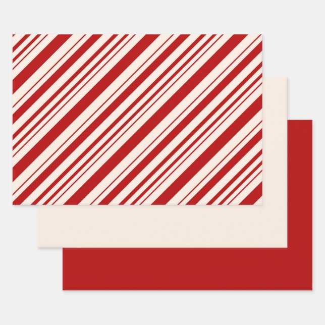 Feuille De Papier Cadeau Sucre de canne (Lot)