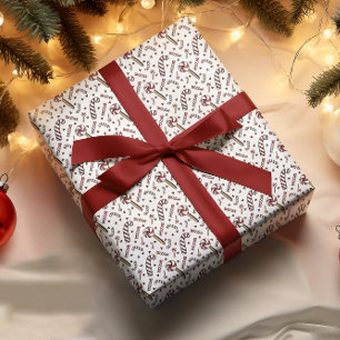 Feuille De Papier Cadeau Sucre de canne série de 3 papiers d'emballage