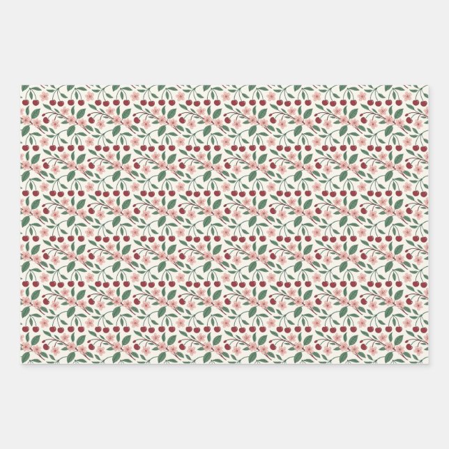Feuille De Papier Cadeau Summery Wrapping Paper Sheets (Devant 3)