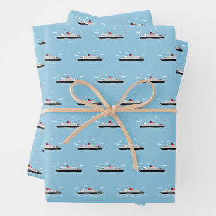 Feuille De Papier Cadeau Super Fête au Piscine