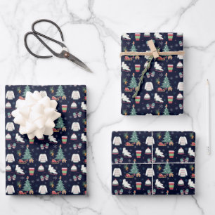 Feuille De Papier Cadeau Sweather Noël