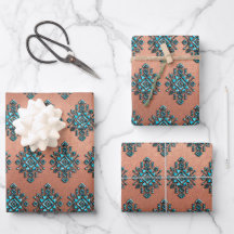 Symbole aztèque turquoise