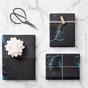 Feuille De Papier Cadeau Symbole Zodiac Star