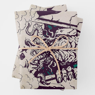 Feuille De Papier Cadeau T-shirt Monster Cthulhu