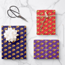 Feuille De Papier Cadeau Taco