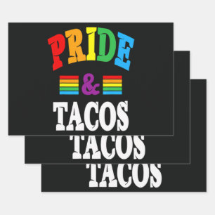 Feuille De Papier Cadeau Tacos Fierté Lgbt