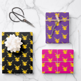 Feuille De Papier Cadeau Tambours principaux