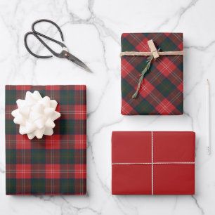 Feuille De Papier Cadeau Tartan écossais moderne de Chisholm