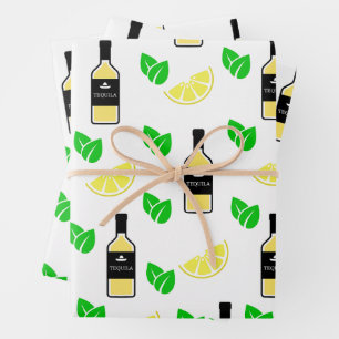 Feuille De Papier Cadeau Tequila & Lemon