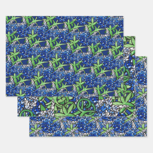 Feuille De Papier Cadeau Texas Bluebonnet Texan Love Flower
