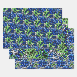 Feuille De Papier Cadeau Texas Bluebonnet Texan Love Flower